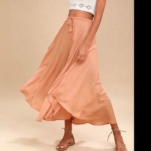 NWT O'Neil Samoa Blush Midi Skirt